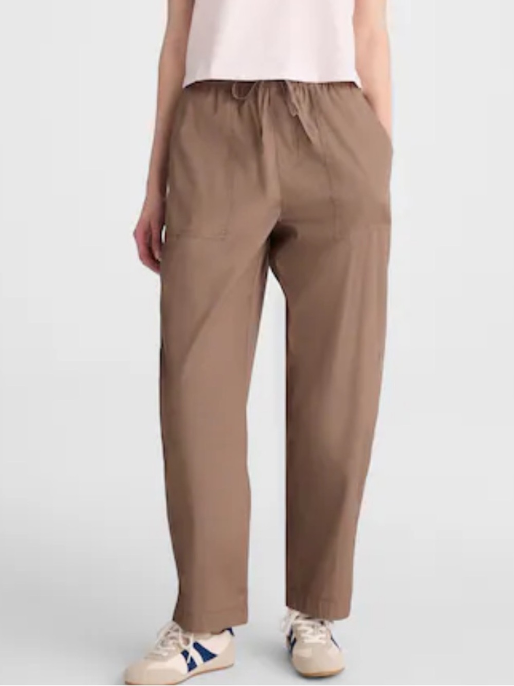 Madewell Barrel Leg Poplin Utility Pants XL